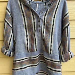 Free People Small Womens Beach Hoodie Top